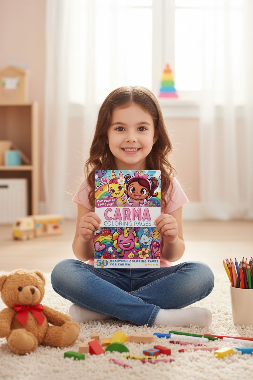 Carma personal coloring pages