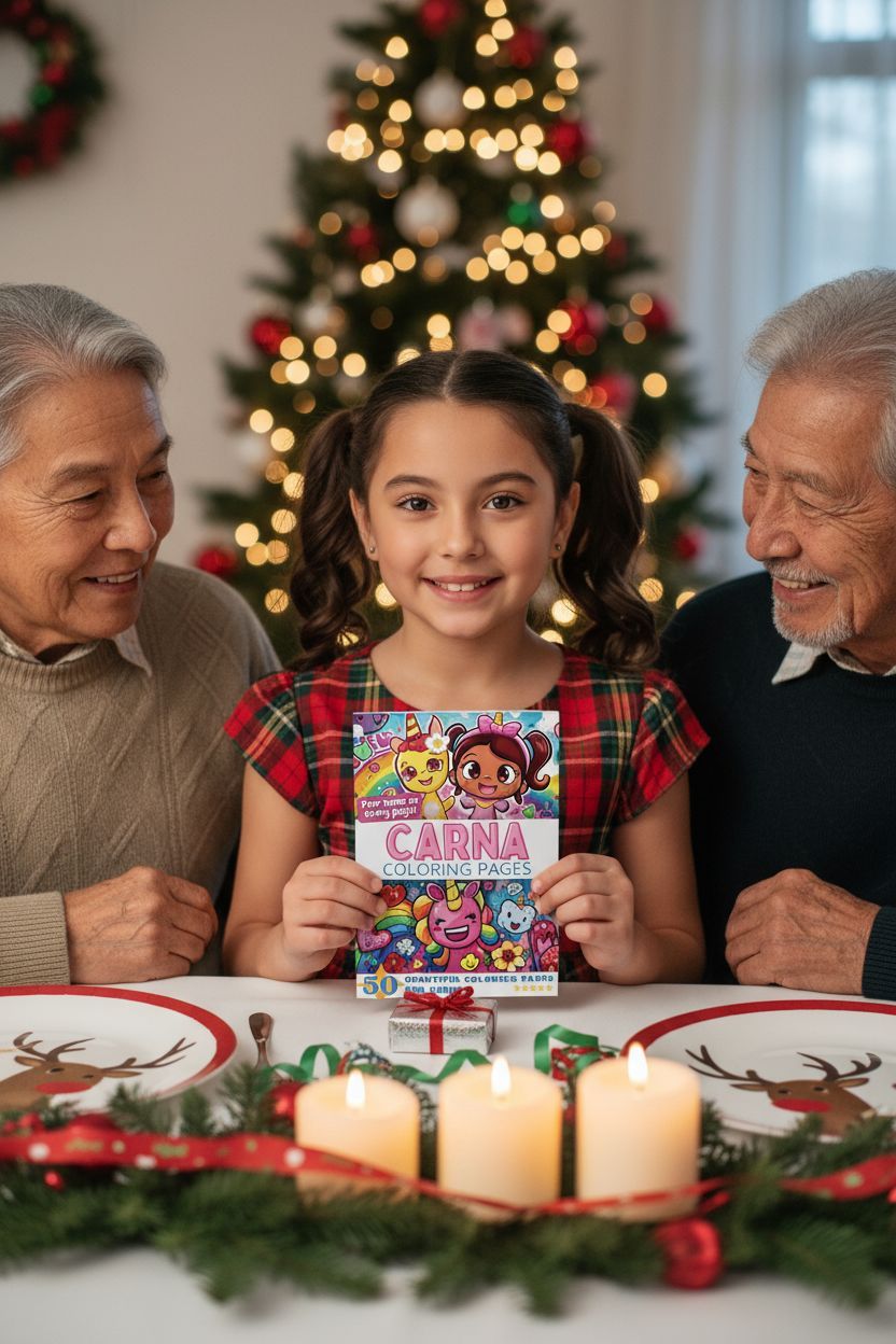 Carna Christmas coloring pages gift