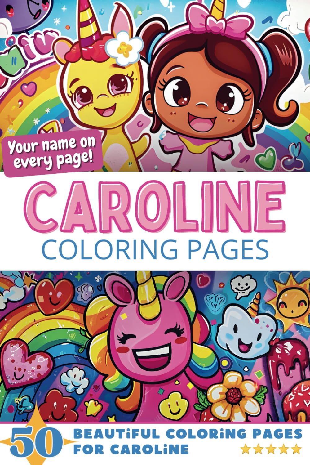 Caroline Coloring Book Cover
