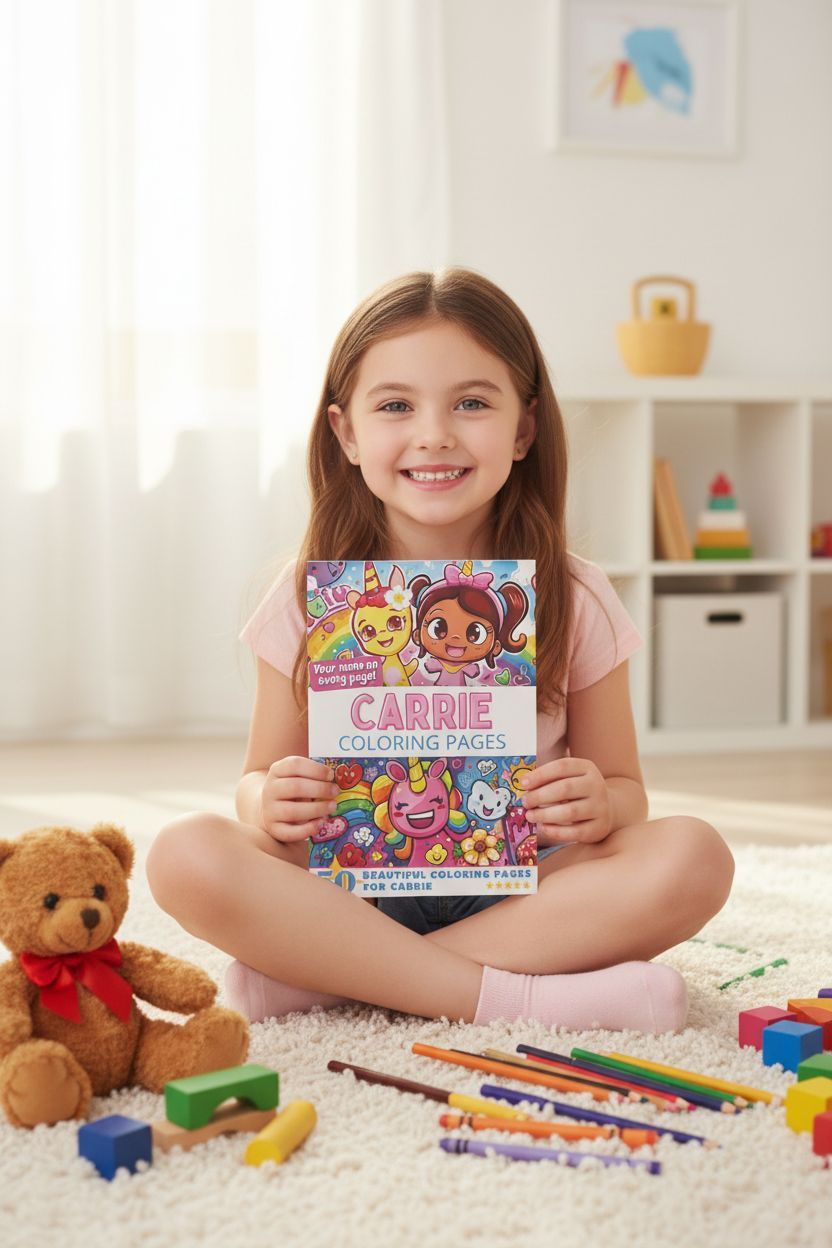 Carrie personal coloring pages