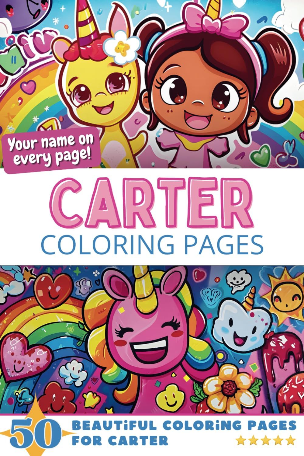 Carter Coloring Book Cover