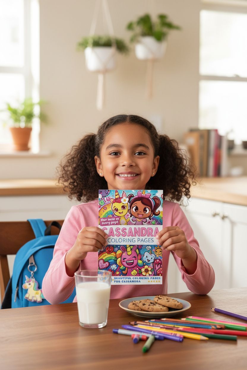 Cassandra personal coloring pages