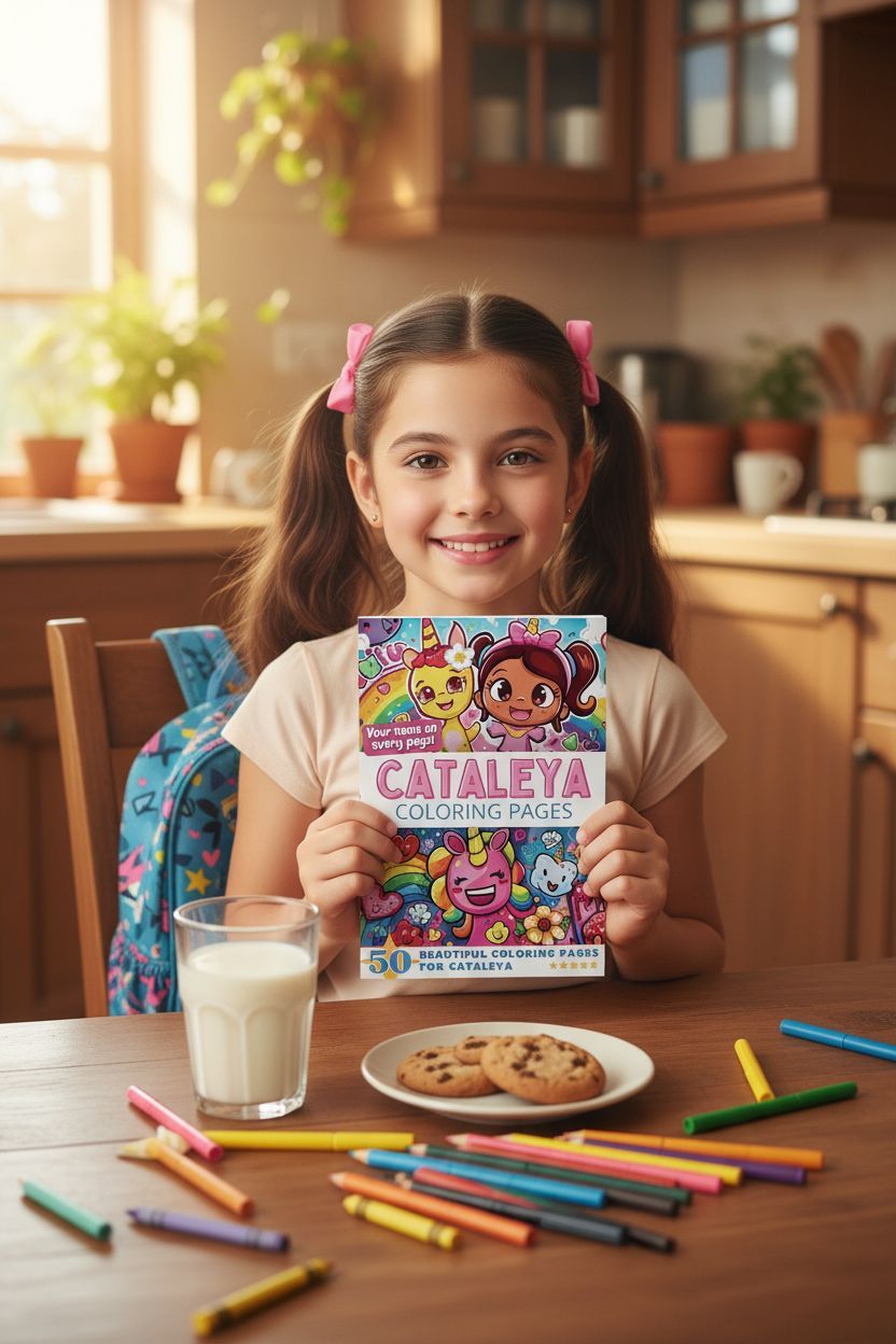 Cataleya personal coloring pages