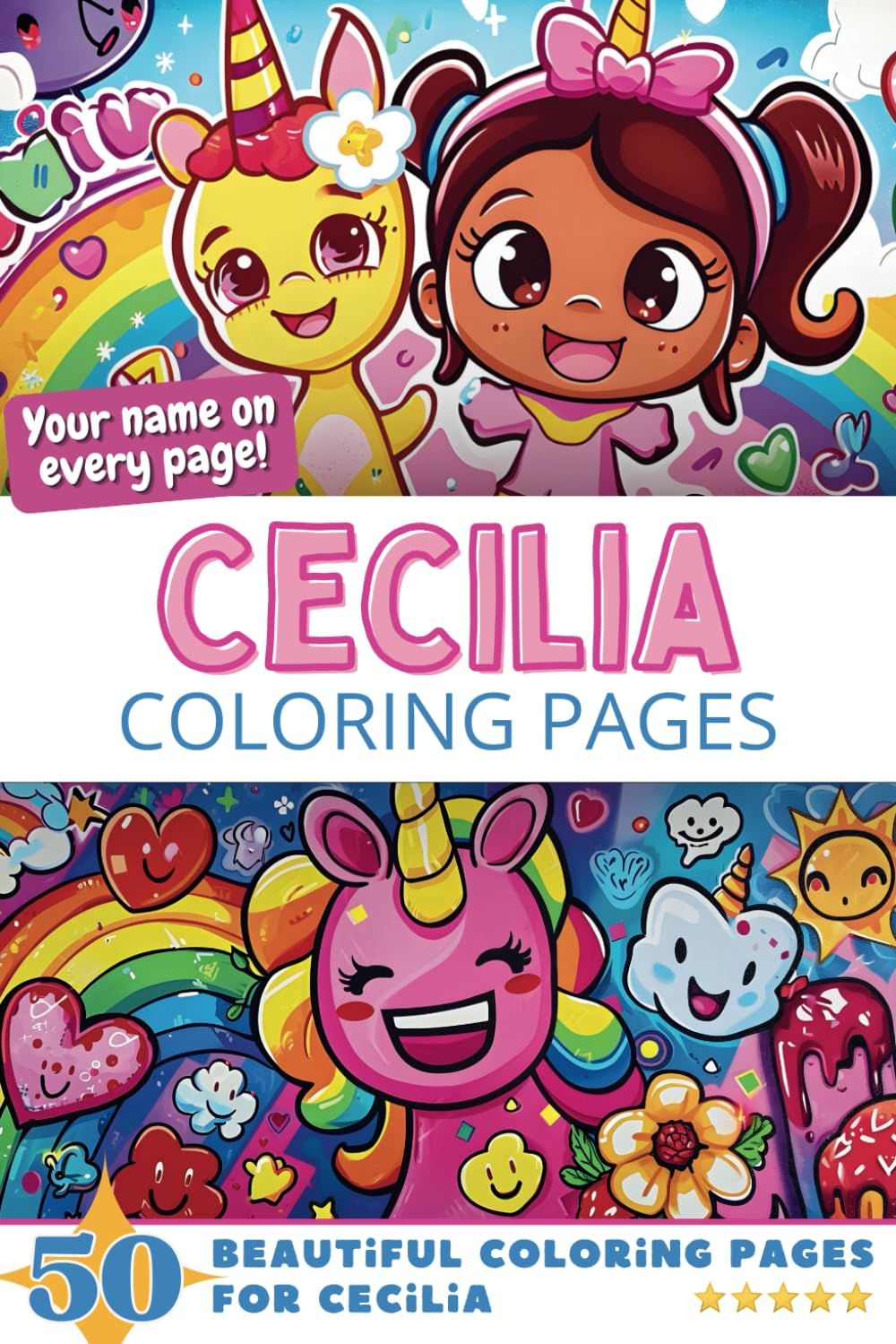 Cecilia Coloring Book Cover