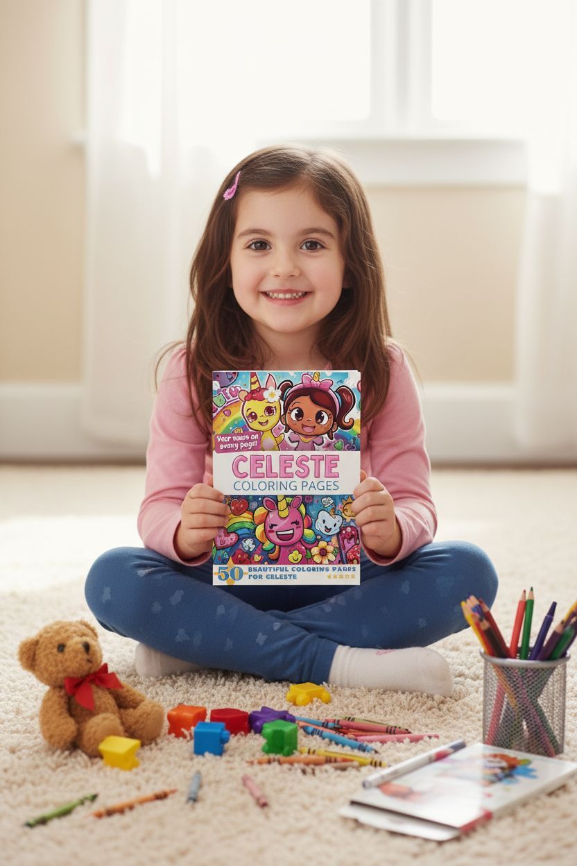 Celeste personal coloring pages