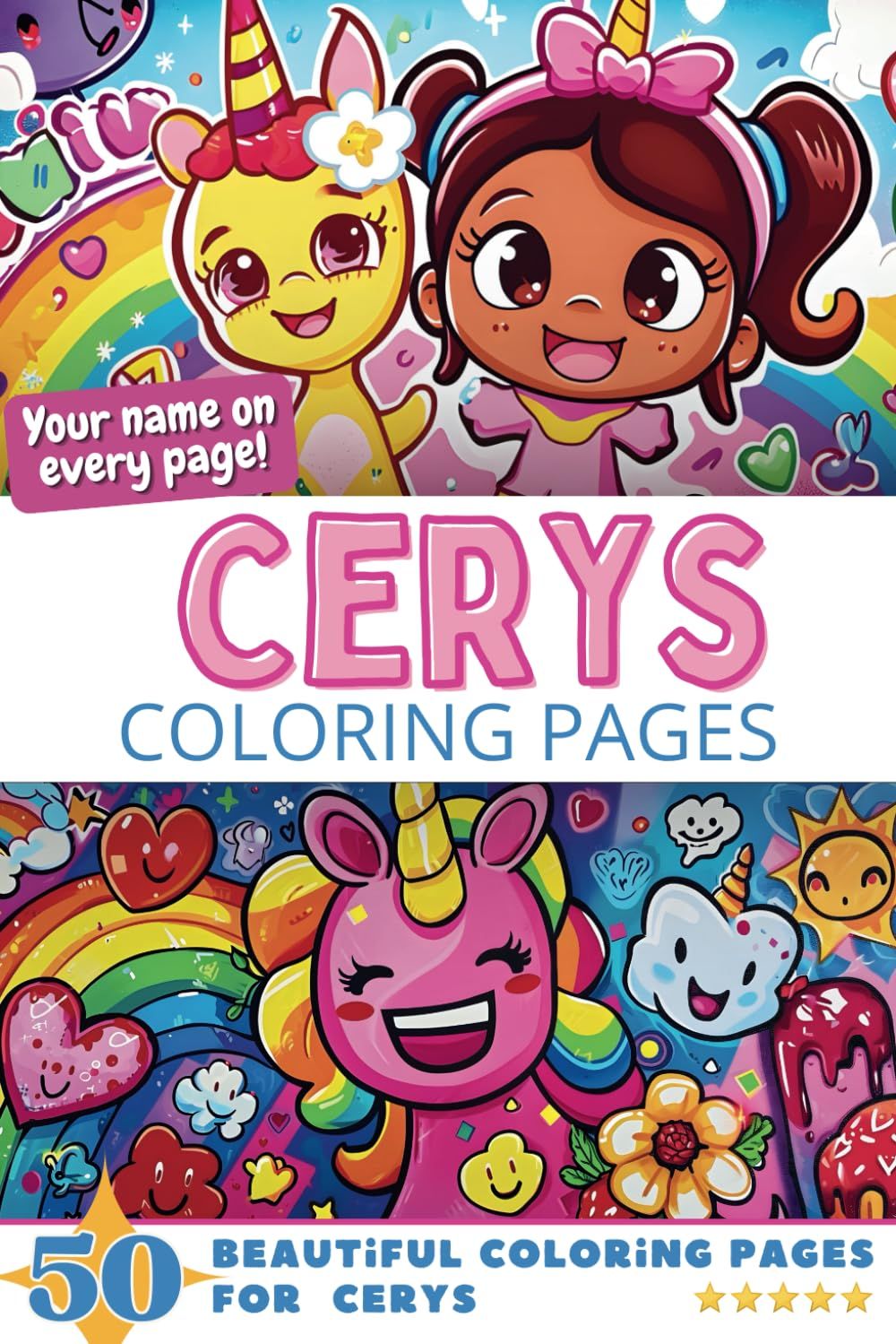 Cerys Coloring Book Cover
