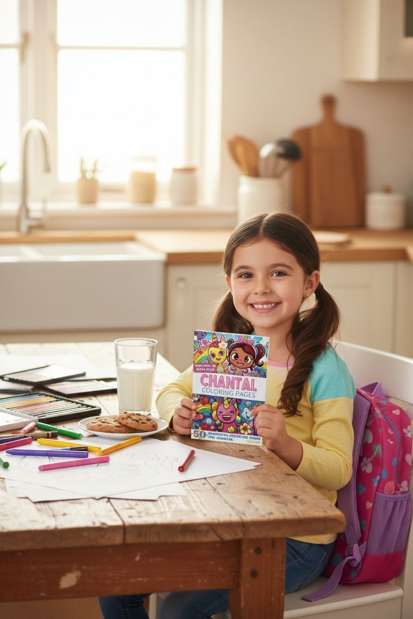 Chantal personal coloring pages