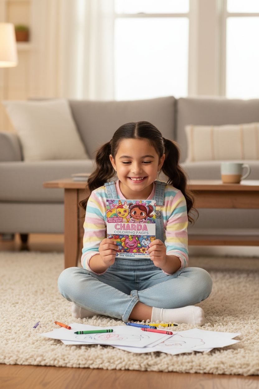 Charda personal coloring pages