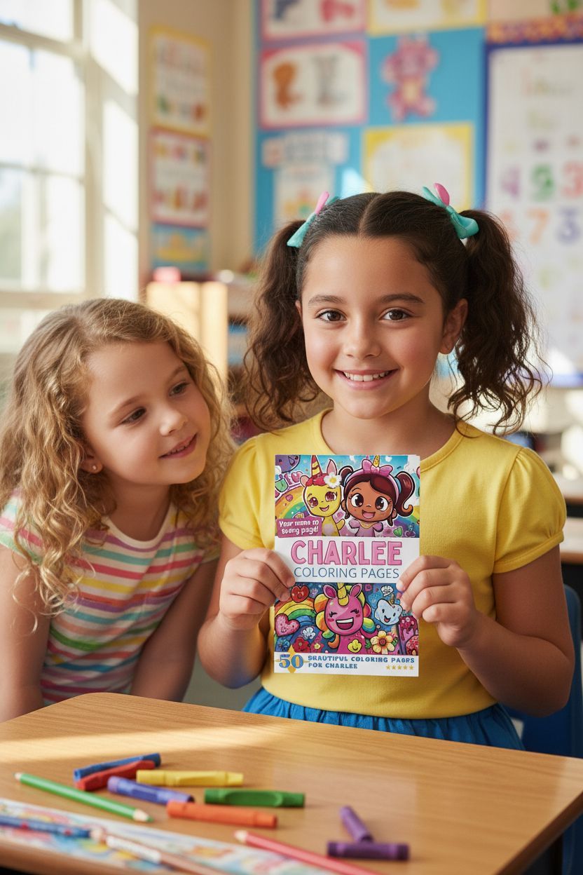 Charlee personal coloring pages