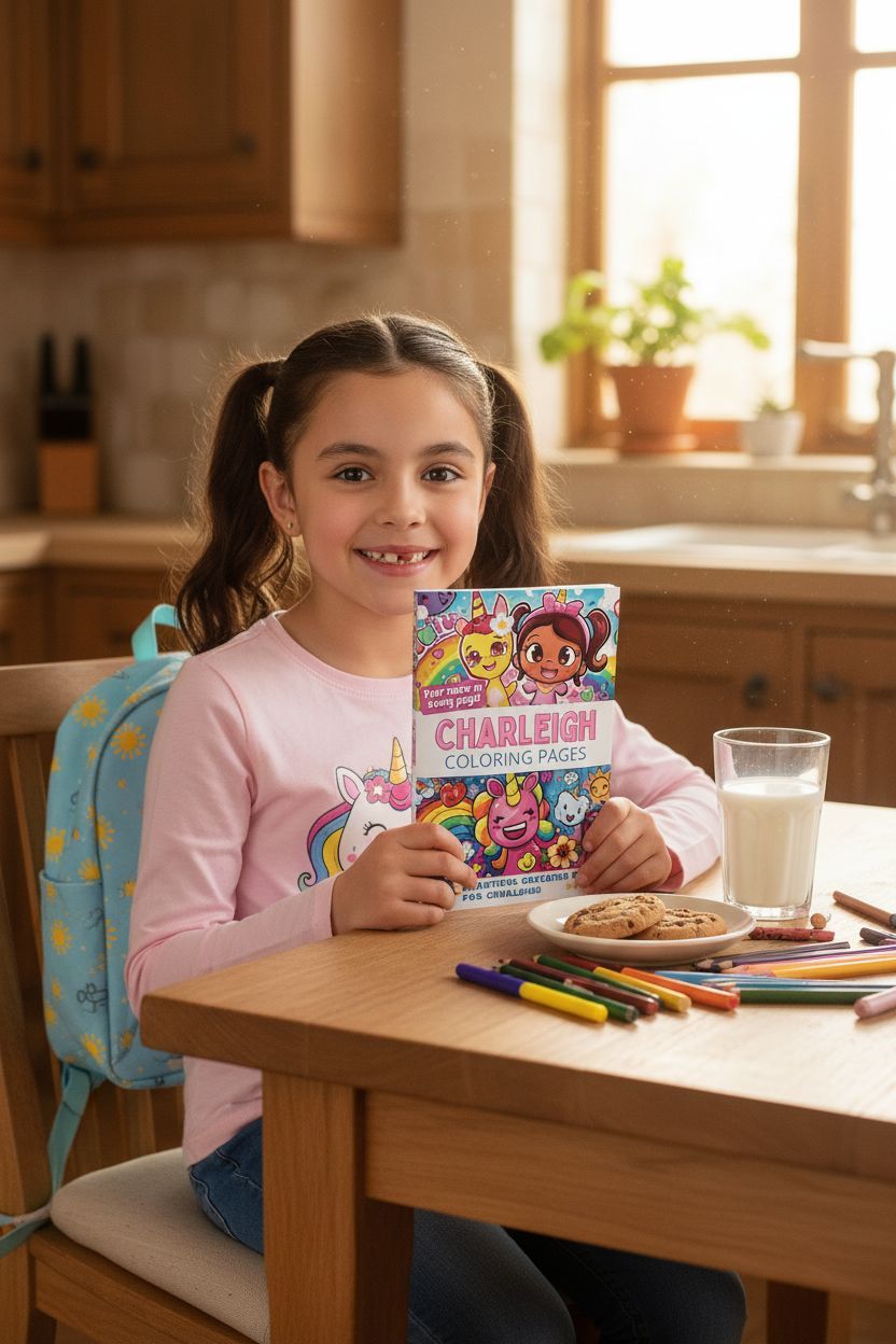 Charleigh personal coloring pages