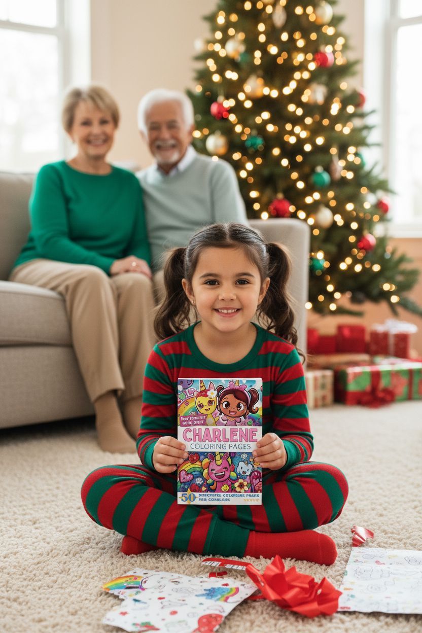 Charlene Christmas coloring pages gift