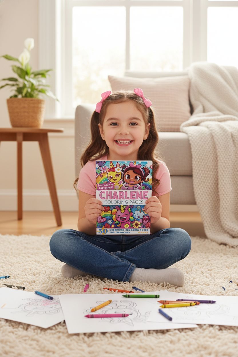 Charlene personal coloring pages