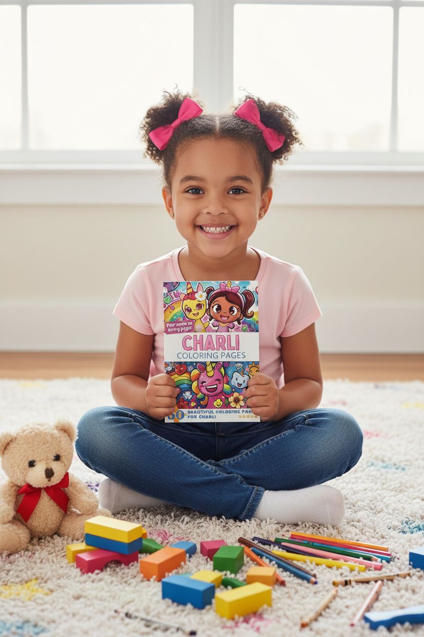 Charli personal coloring pages