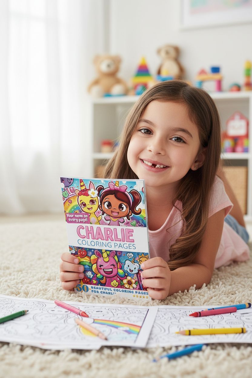 Charlie personal coloring pages