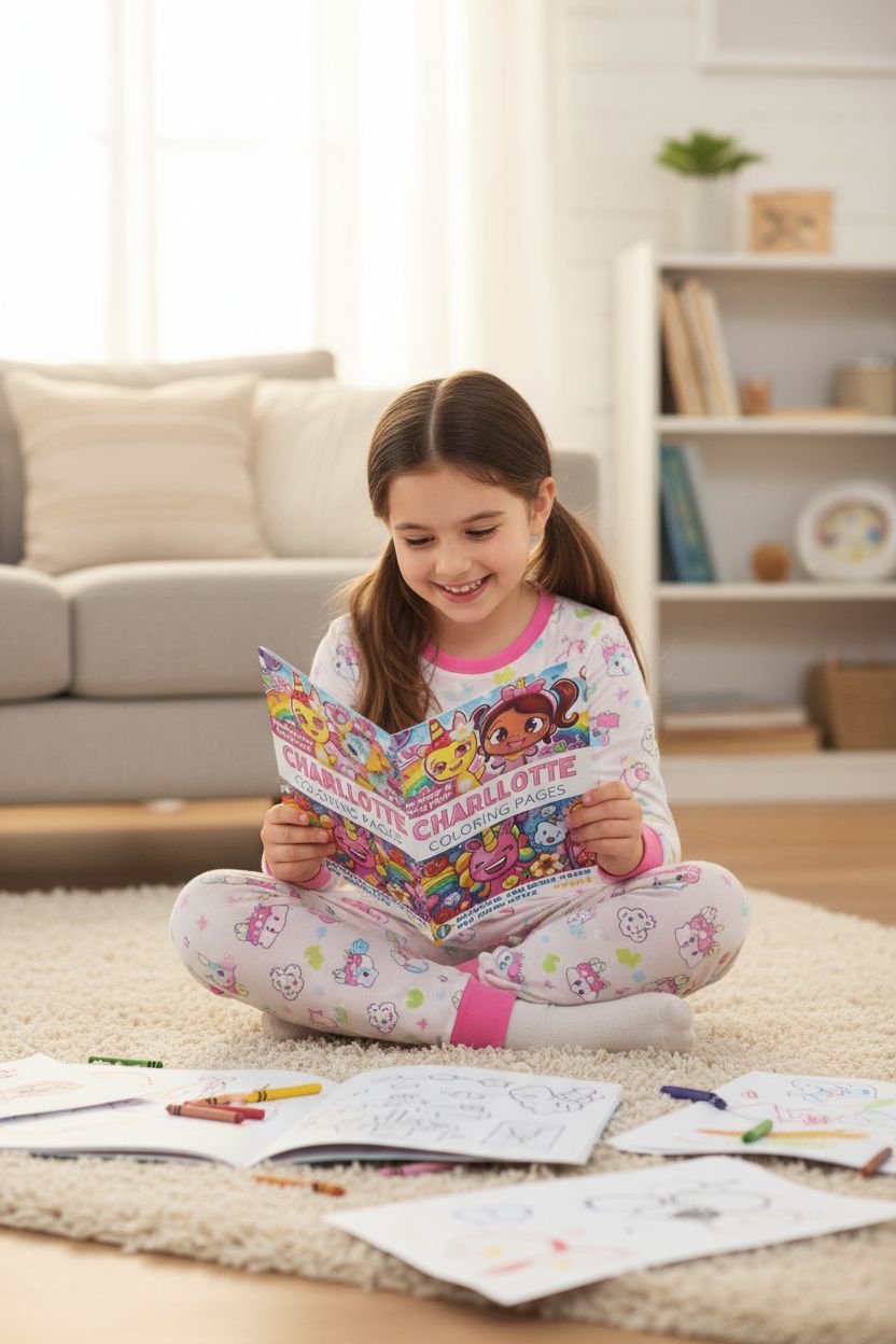 Charllotte personal coloring pages