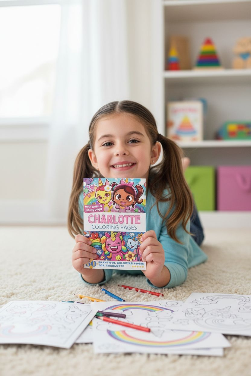 Charlotte personal coloring pages