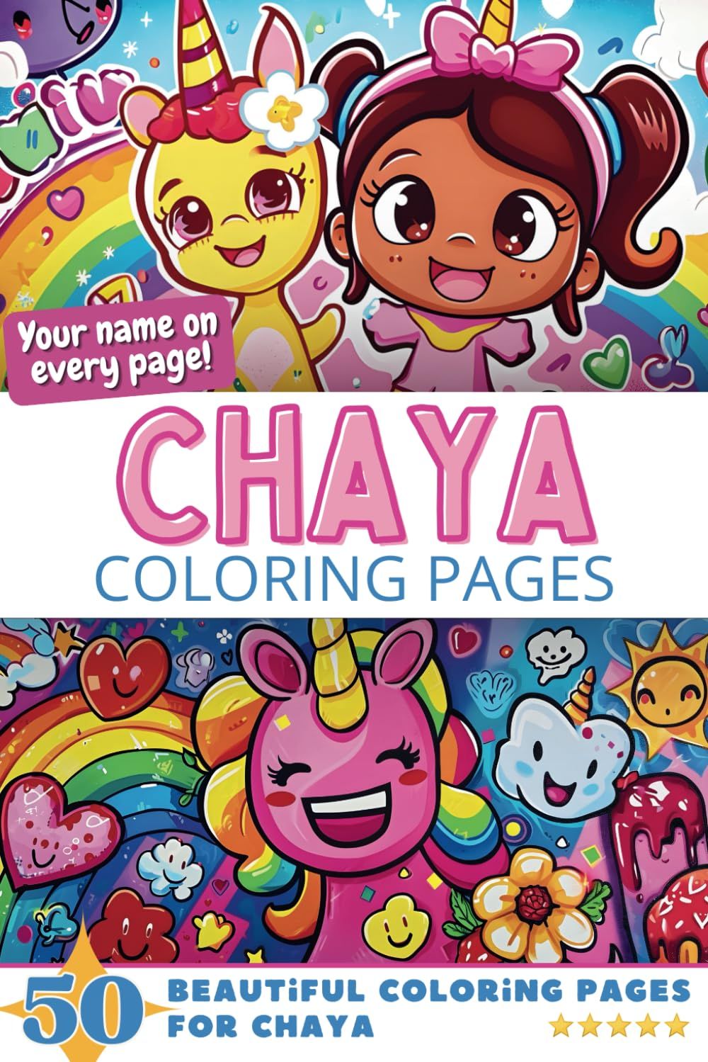 Chaya Coloring Book Cover
