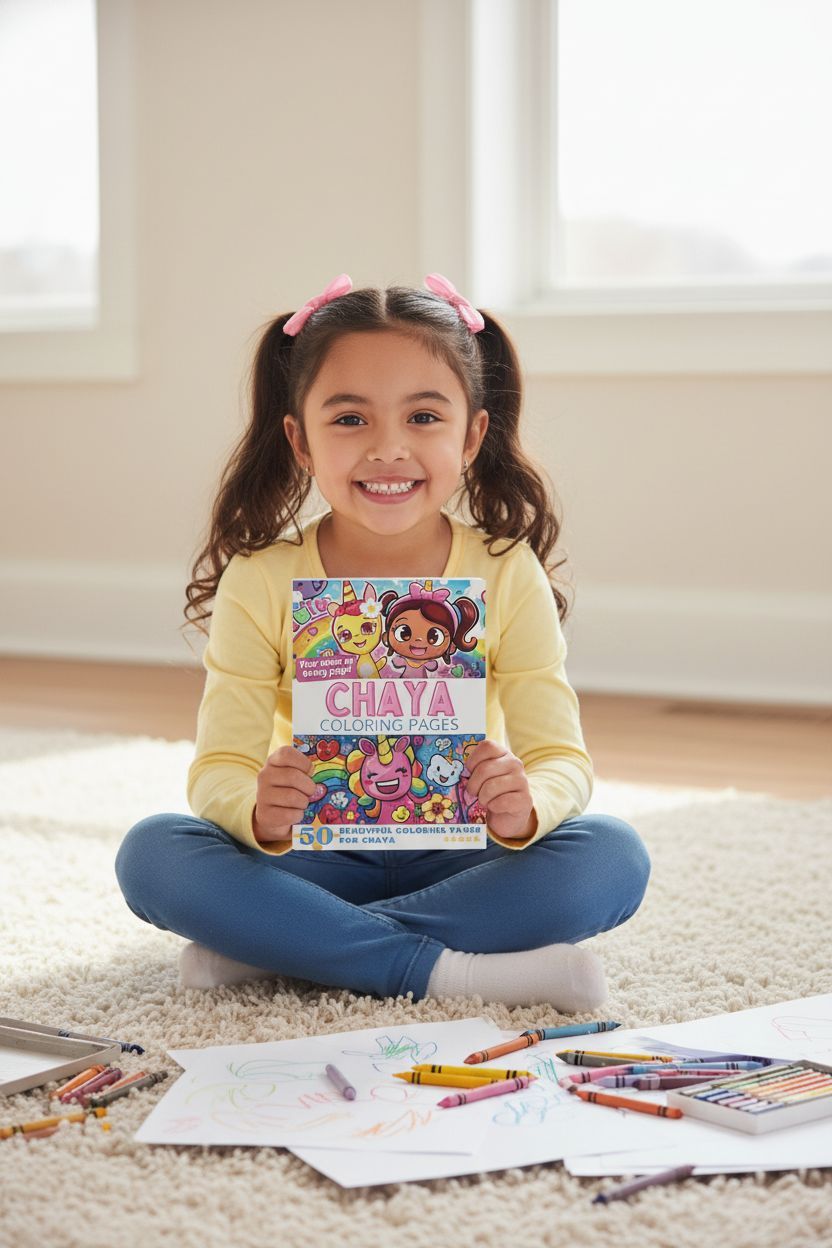 Chaya personal coloring pages