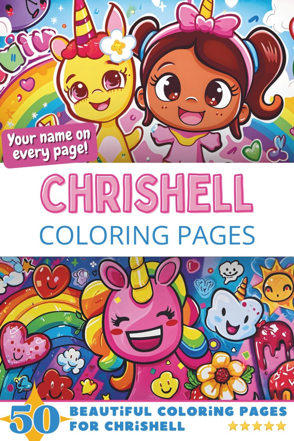 Chrishell Coloring Book Cover