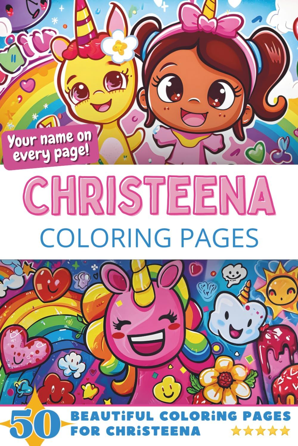 Christeena Coloring Book Cover