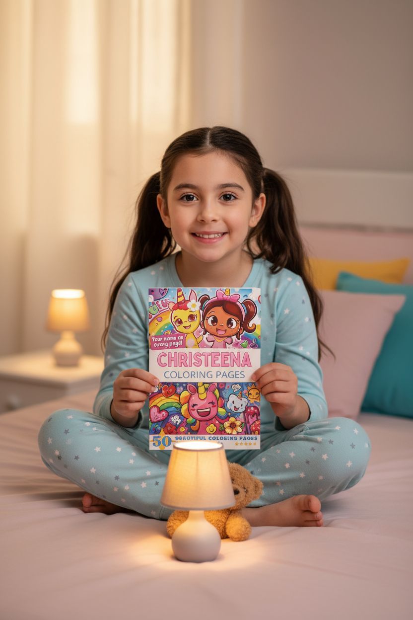 Christeena personal coloring pages