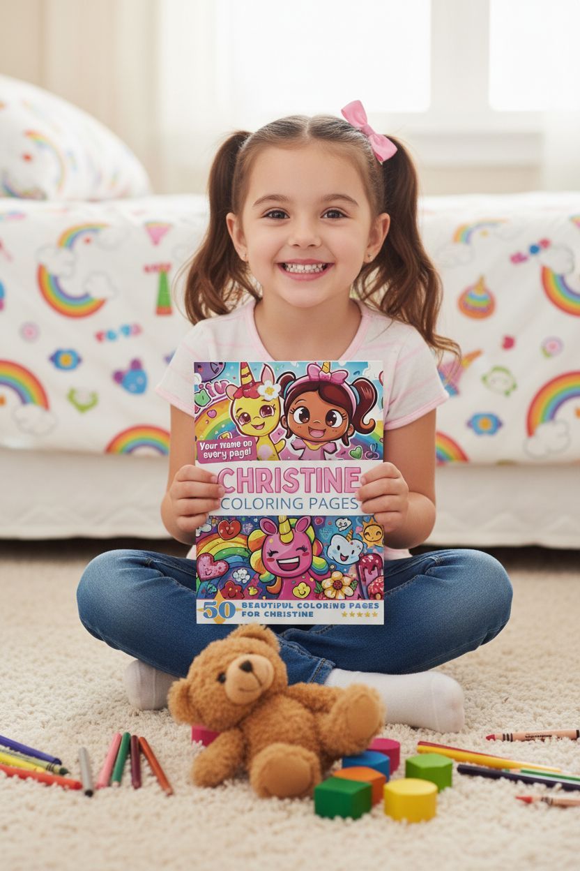 Christine personal coloring pages