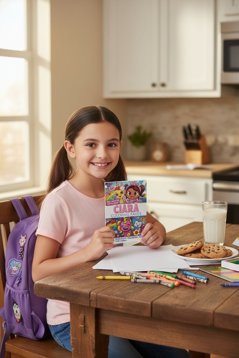 Ciara personal coloring pages