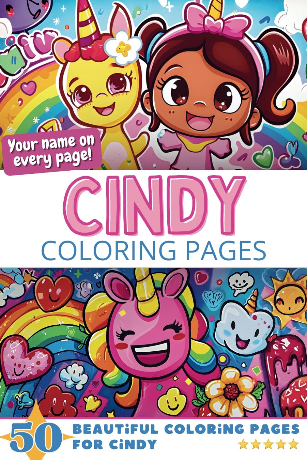 Cindy Coloring Book Cover
