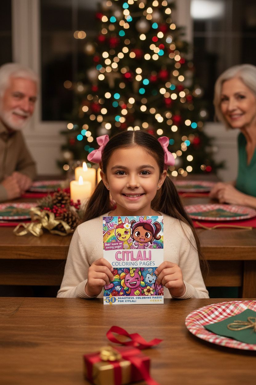 Citlali Christmas coloring pages gift