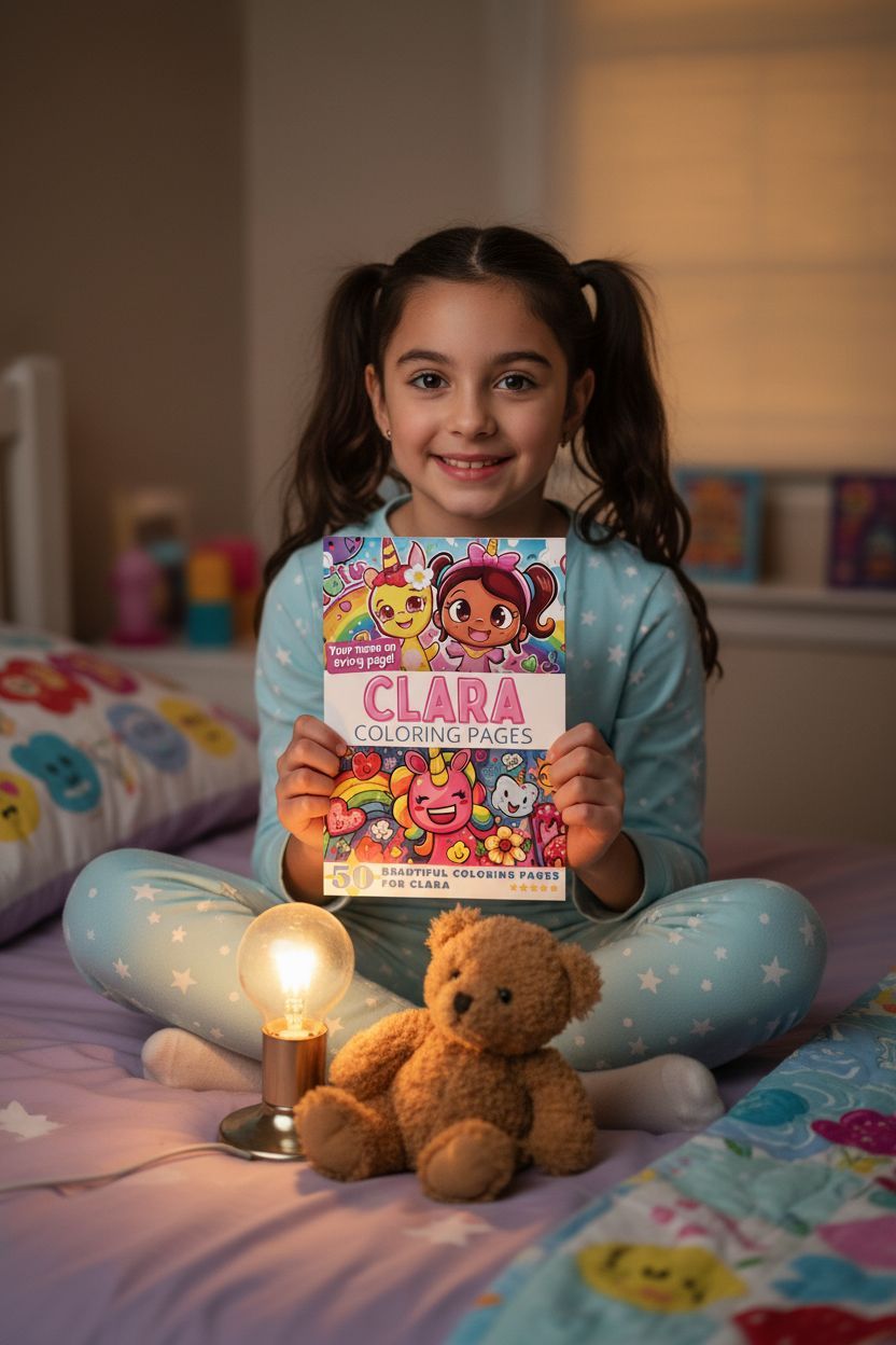 Clara personal coloring pages