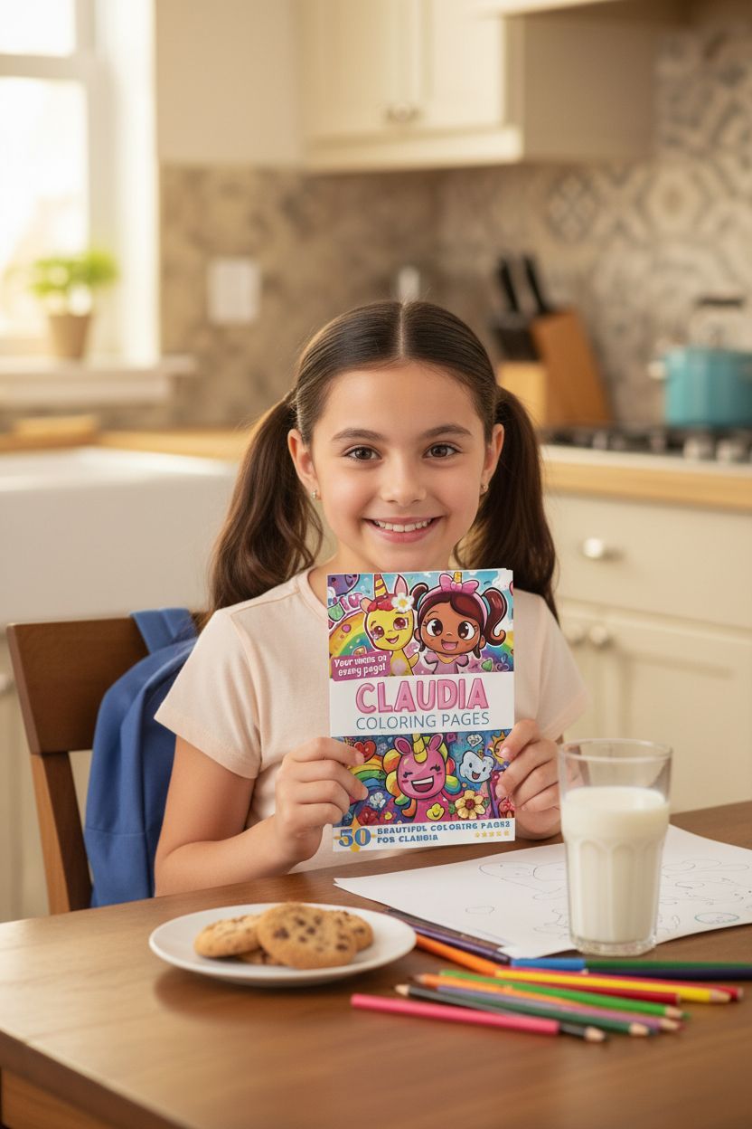 Claudia personal coloring pages