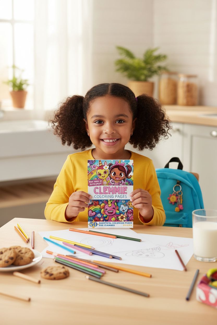 Clemmie personal coloring pages