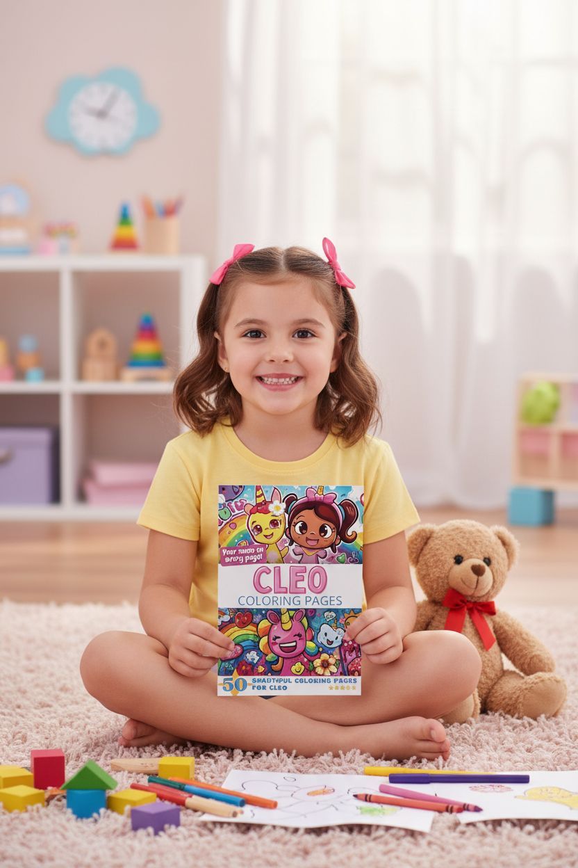 Cleo personal coloring pages