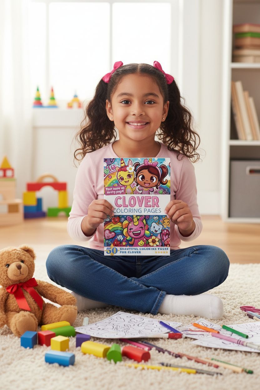 Clover personal coloring pages