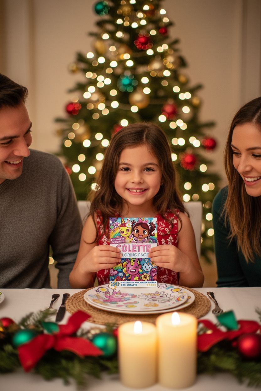 Colette Christmas coloring pages gift