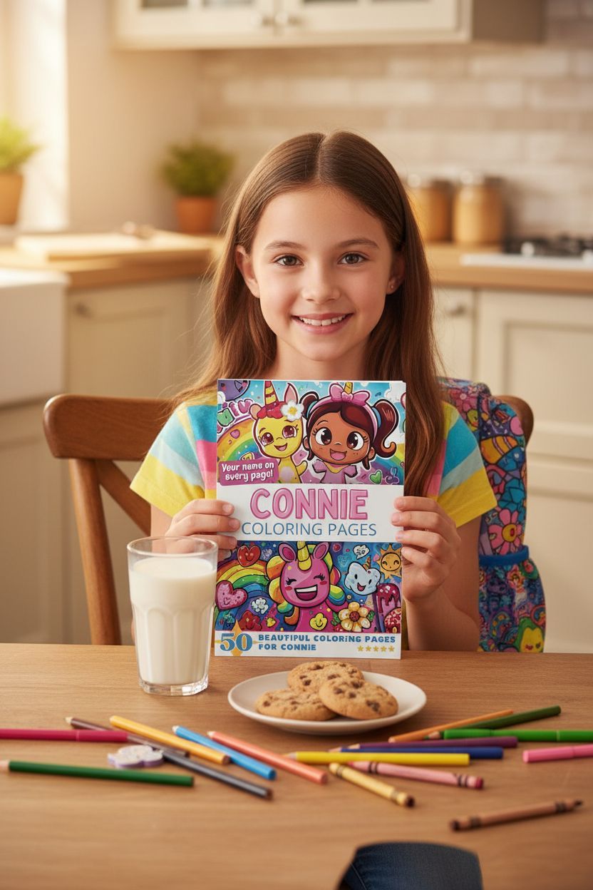 Connie personal coloring pages