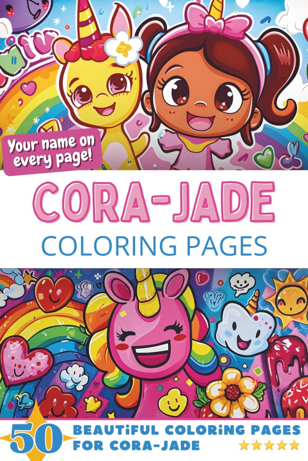 Cora-Jade Coloring Book Cover