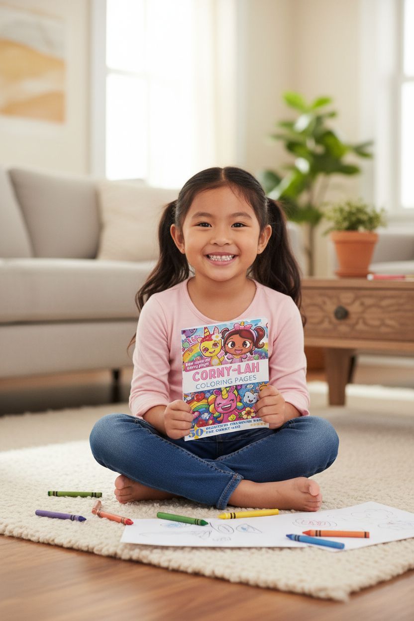 Corny-Lah personal coloring pages