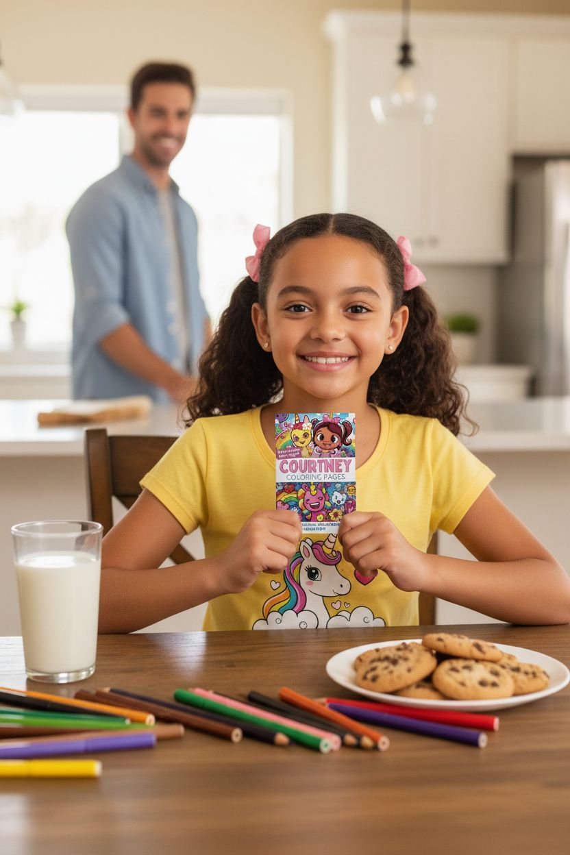 Courtney personal coloring pages