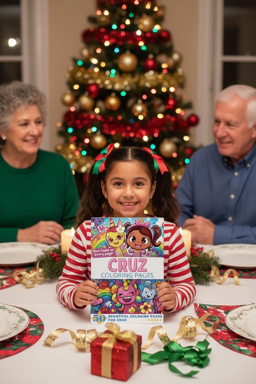Cruz Christmas coloring pages gift
