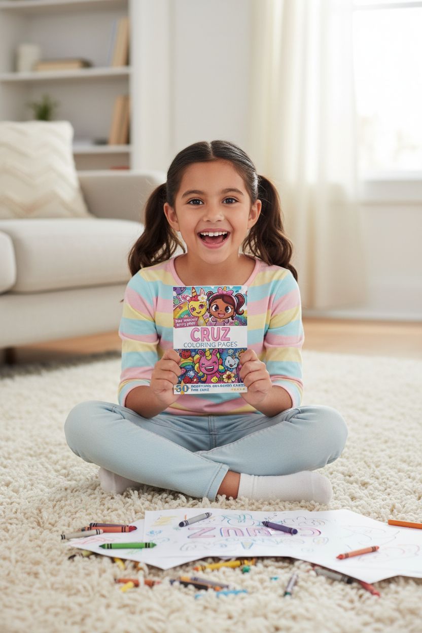 Cruz personal coloring pages