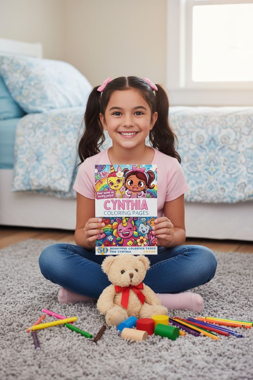 Cynthia personal coloring pages