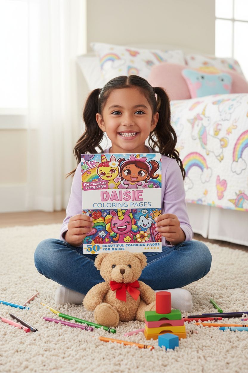 Daisie personal coloring pages