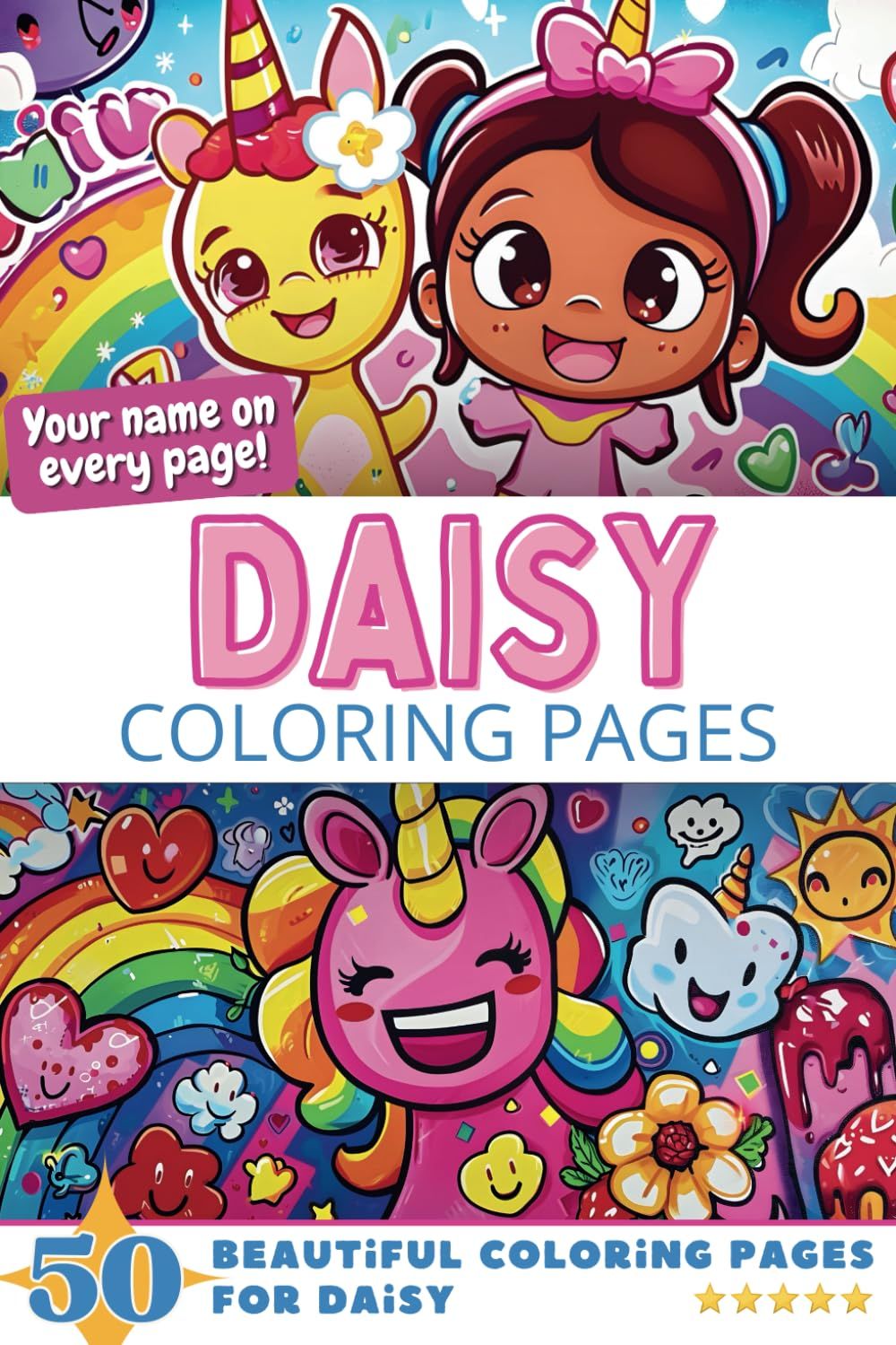 Daisy Coloring Book Cover