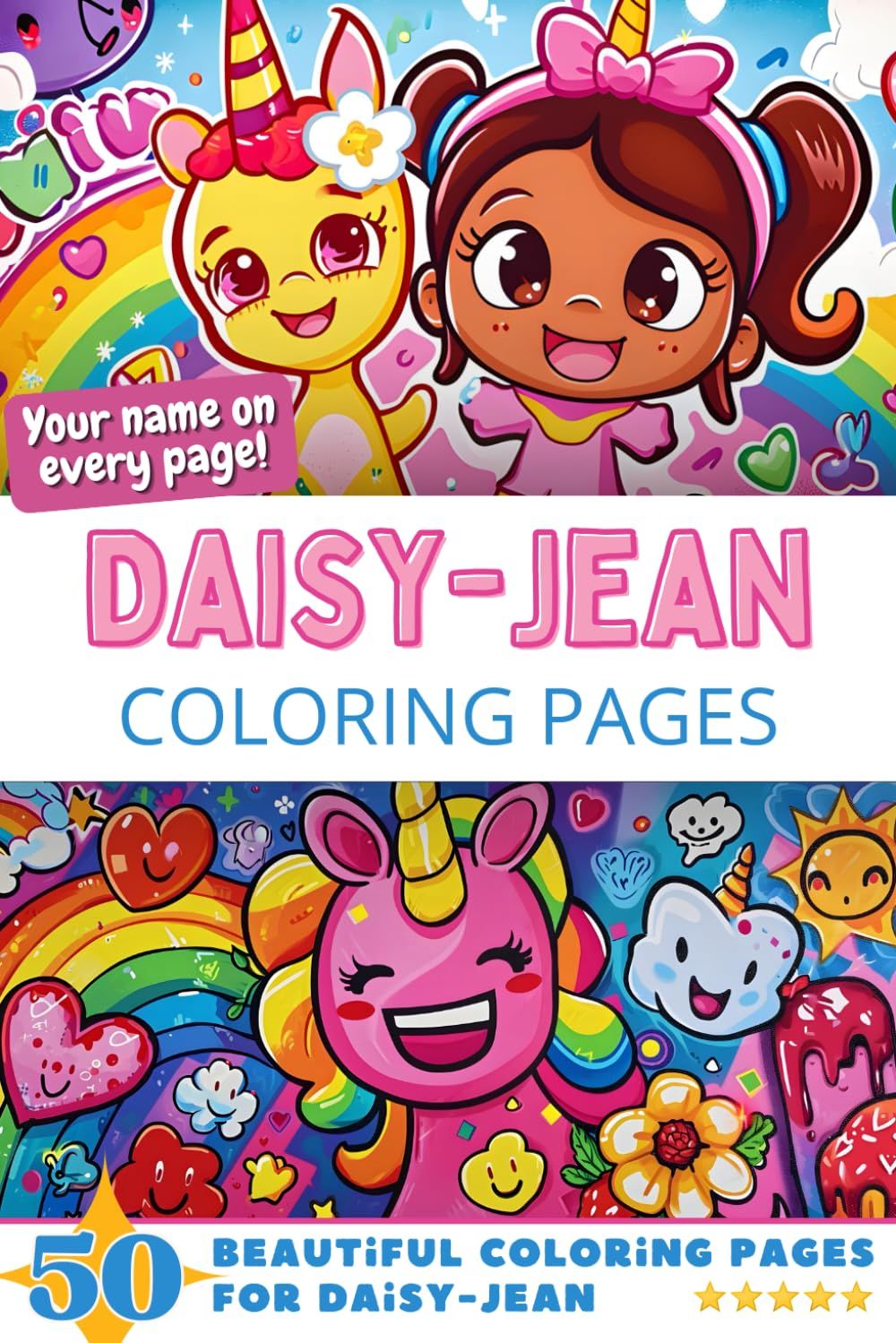 Daisy-Jean Coloring Book Cover