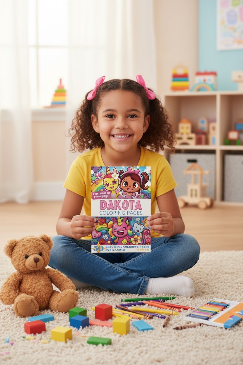 Dakota personal coloring pages