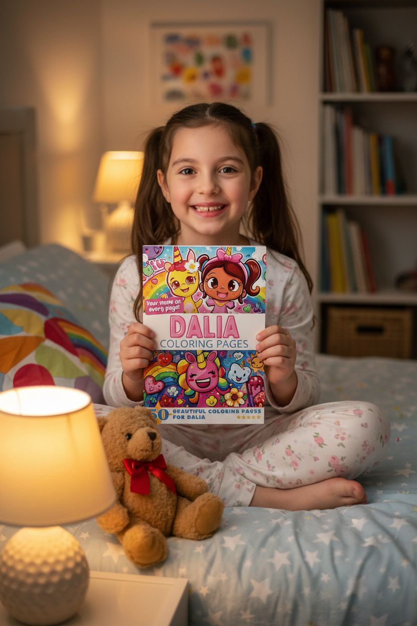 Dalia personal coloring pages