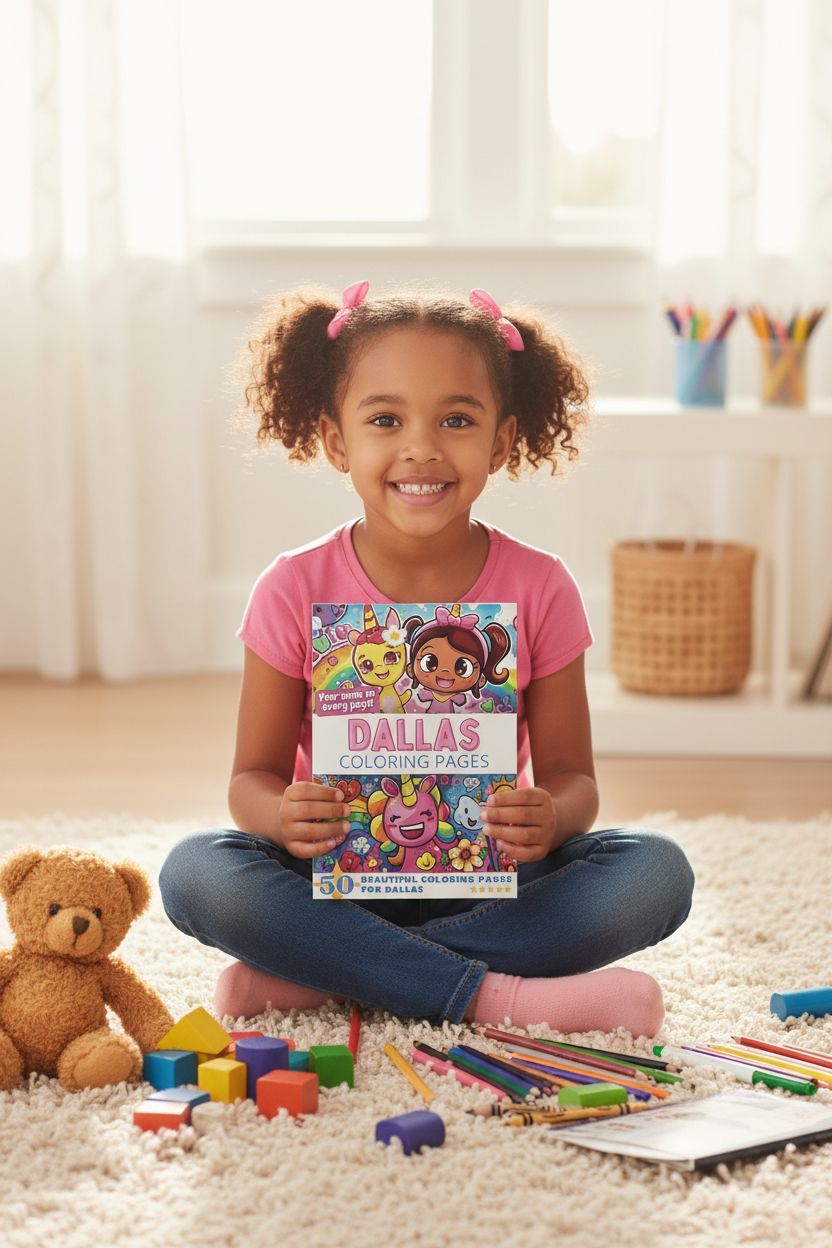 Dallas personal coloring pages