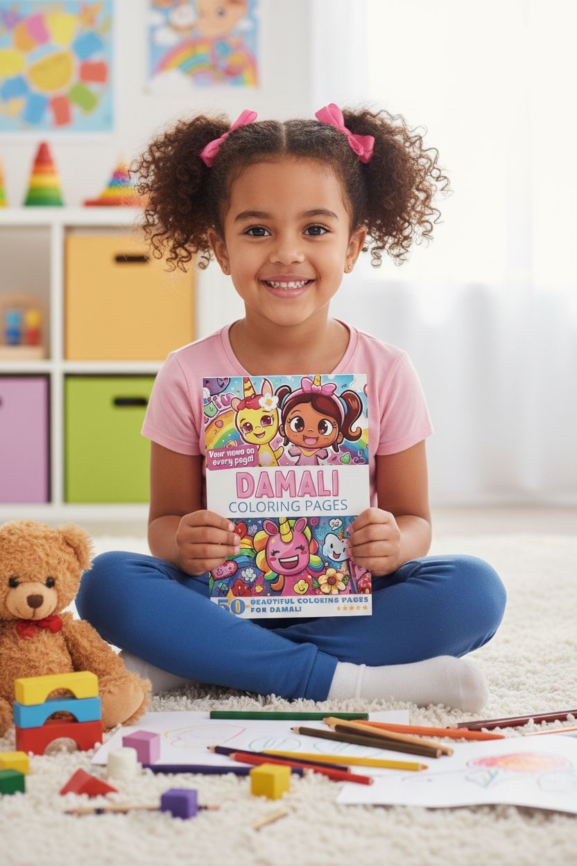 Damali personal coloring pages