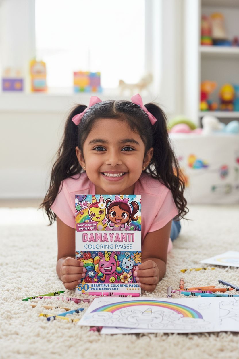 Damayanti personal coloring pages